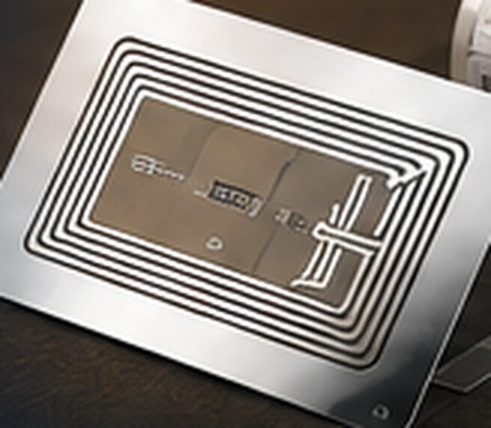 Close-up of RFID inlay visual
